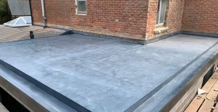 Single ply warm roof extension at Lilliput Road, Sandbanks
